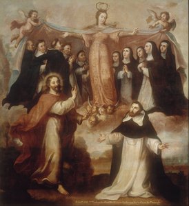 Alegoría de la Virgen Patrona de los Dominicos